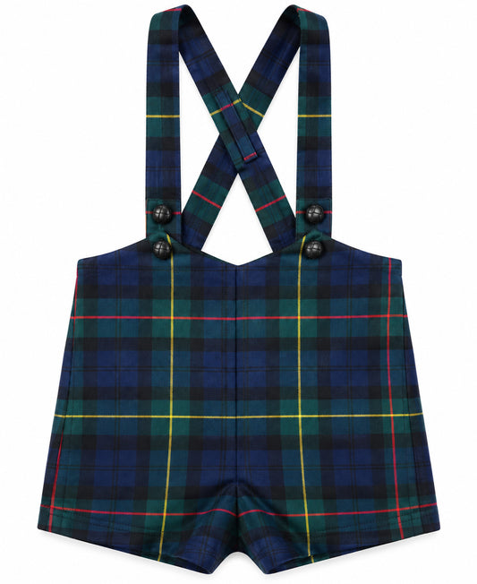 Boys Plaid Rompers