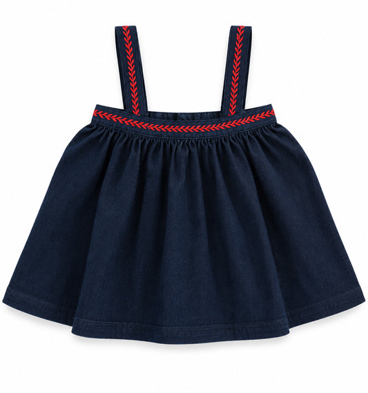 Girls Denim Jumper