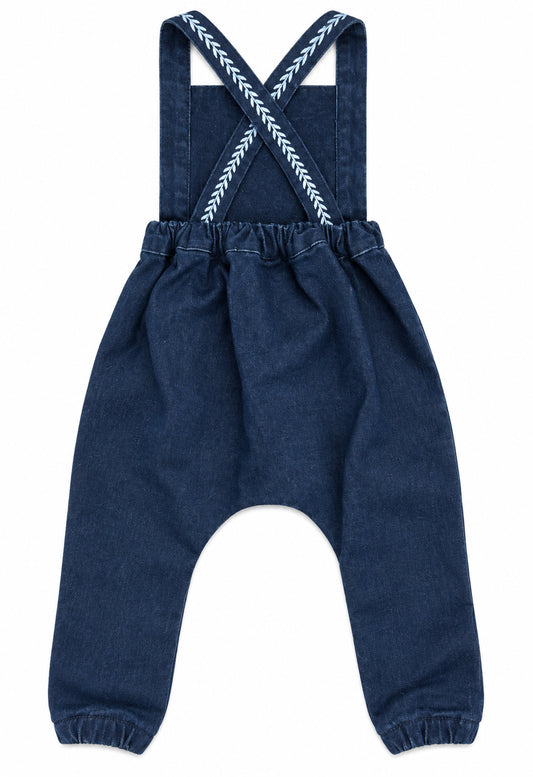 Boys Denim Rompers