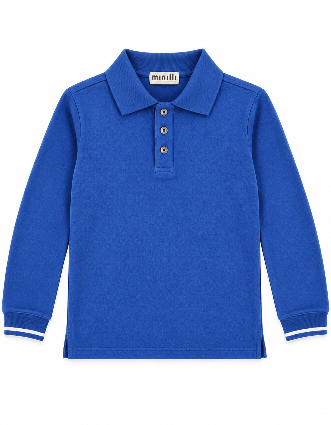 Minilli Boys Long Sleeve Polo Shirt