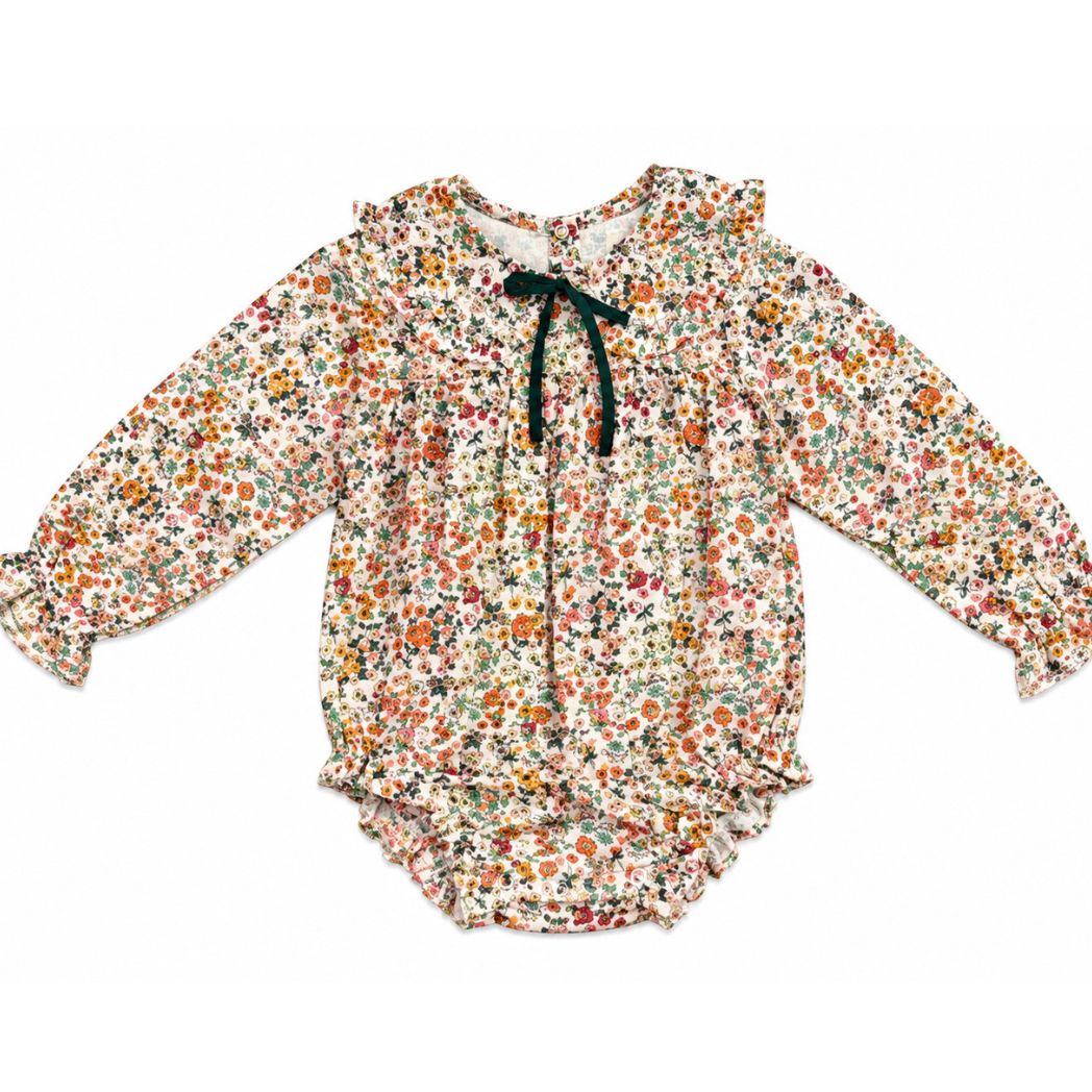 Girls Floral Rompers