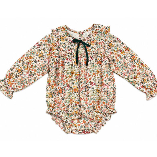 Girls Floral Rompers