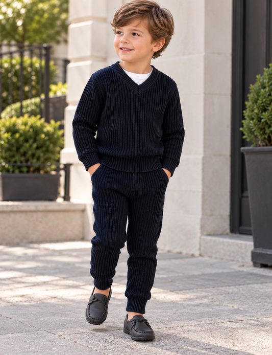 Boys Knit Sweaters Set